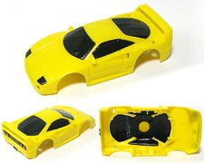 1990 TYCO Lemon Ferrari F-40 Slot Car Body 6243 Test Shot Street Version UNUSED