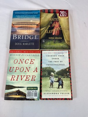 The Bridge, Water for Elephants, Once Upon a River, Cocktail Hour Under the tree