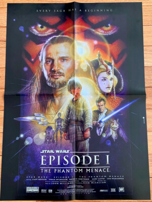 STAR WARS Episode 1 The Phantom Menace Magazine Movie Poster World Screen, China