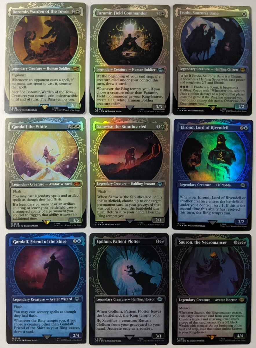 mtg lotr showcase cards Display of Power | The Lord of the Rings: Tales of Middle-earth Variants  Foil | Modern