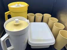 Summer Kids Tupperware Lot 2 Pitchers Lids 6 Tumblers cups 1 Snack Storage Super