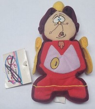 Cogsworth Disney Store 7" Plush Beauty And The Beast Mini Bean Bag - NWT