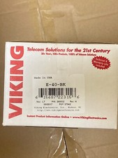 New sealed Viking Electronics E-40-BK-EWP E-40-BK with EWP