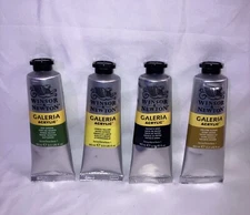 Lot Of 4- Galeria Acrylic Color 60ml 2oz Tubes New