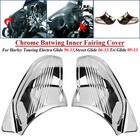 Chrome Batwing Inner Fairing Cover Trim For Harley Touring Street Electra Glide