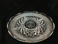 Anchor Hocking WEXFORD Scalloped 5 Sections Relish Plate