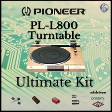 Pioneer PL-L800 Turntable Ultimate Upgrade Kit Genuine Parts Restoration