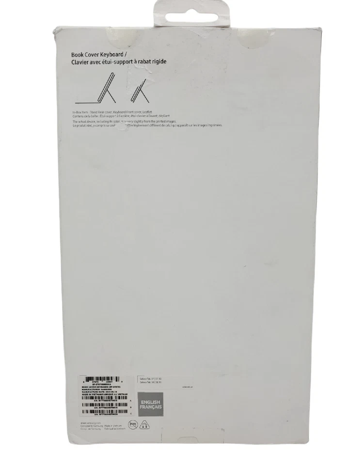 Funda libro teclado Samsung para Samsung Galaxy Tab S7 - negra (EF-DT870) Foto 2 de 4