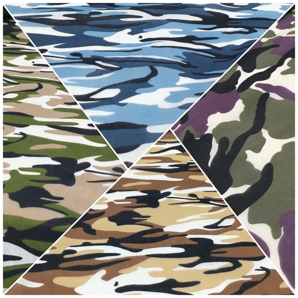 MIDTEX 2,50£/m Army Military Camouflage Polycotton Stoff 110cm breit MS1352 Mtex