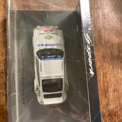 Miniature Porsche 930 1/43 Spark 911 SC No.5 Bastos Rallye Du Condroz