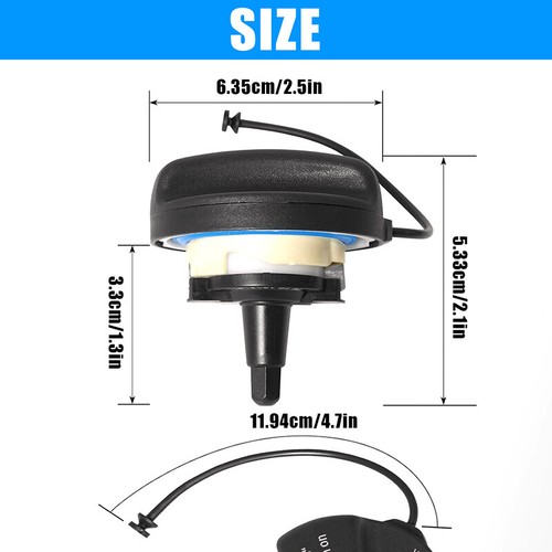 Schwarz Für BMW E82 E83 E84 E88 E89 Diesel Tankdeckel Tank Deckel 16117222391 - Picture 3 of 14