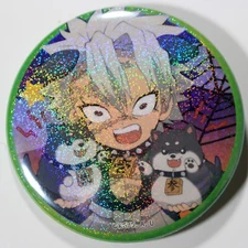 Kimetsu no Yaiba Demon Slayer ufotable Halloween 2019 Badge Hologram ver. Sanemi