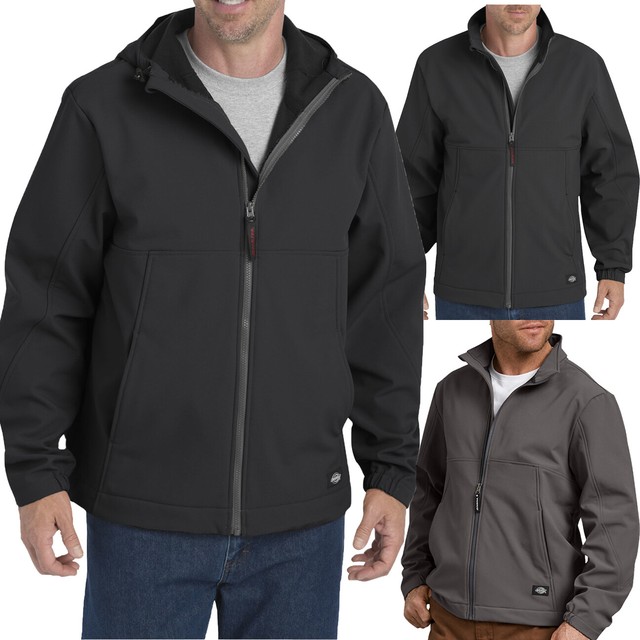 Dickies Jacket Mens Performance Flex Softshell Jacket with or Without
