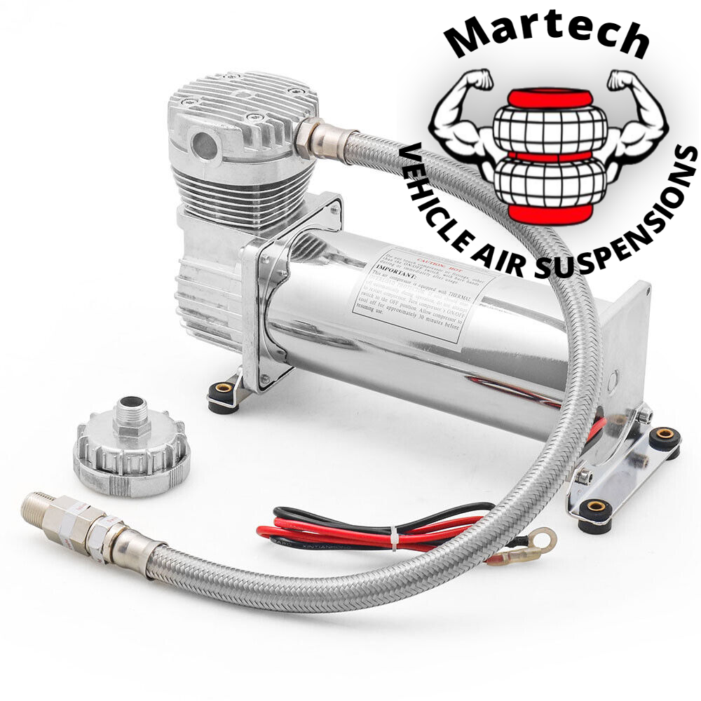 MARTECH 200PSI 12V AIR SUSPENSION AIR RIDE COMPRESSOR 480C HEAVY DUTY