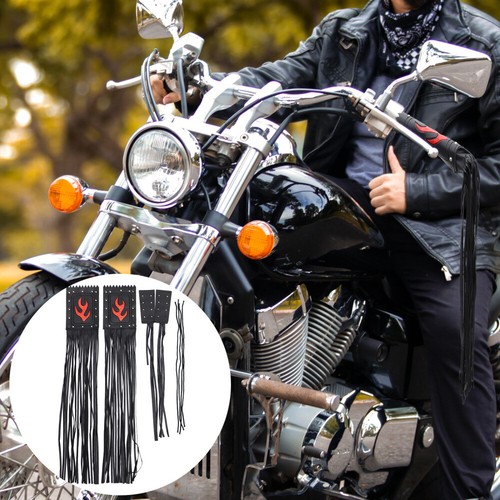 Motorcycle Fringe Grip Accessories Handle Tassel Handlebar Tassels eBay