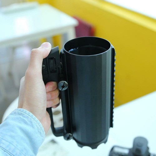 Black  Military Mug Aluminum Detachable Carry Battle Beer Rail Mug Cup - Afbeelding 1 van 12