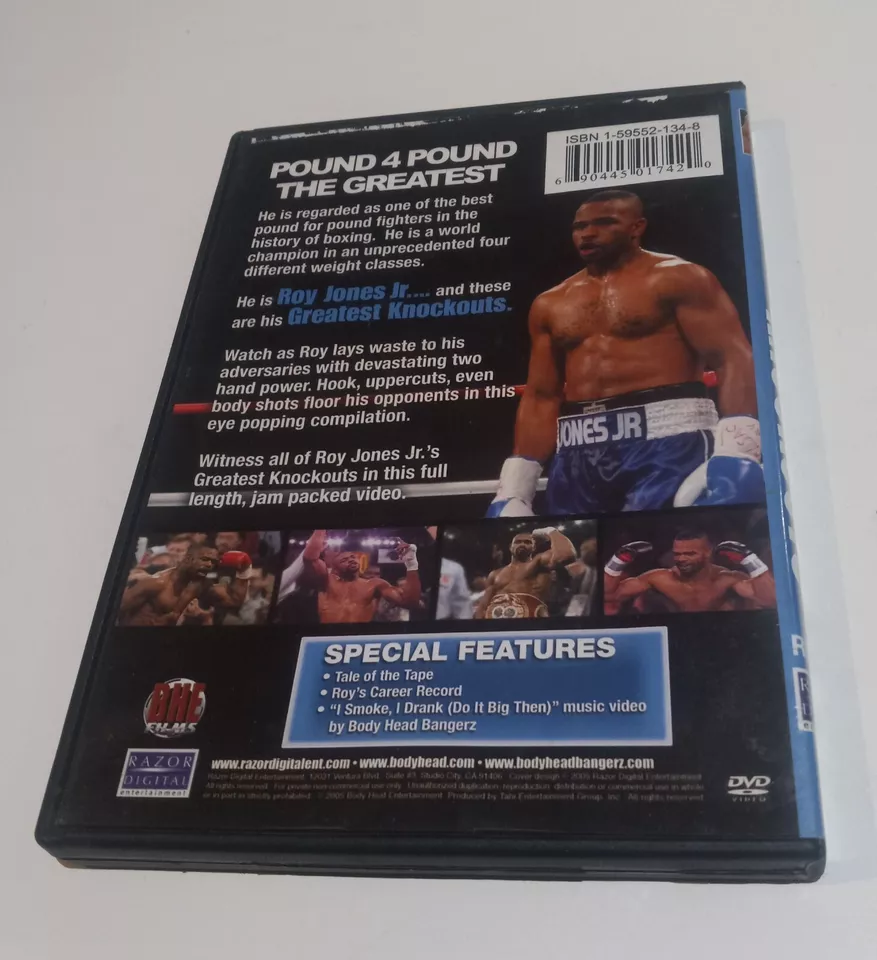 Roy Jones Jr  Hand Signed DVD.        PSA-DNA - Image 2 of 3