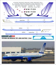 1/144 PAS-DECALS Boeing 757-200 UNITED EASTERN EXPRESS