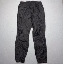 North Face Pants Mens XL Black Waterproof Nylon Outdoor Rain Wind Shell Hiking