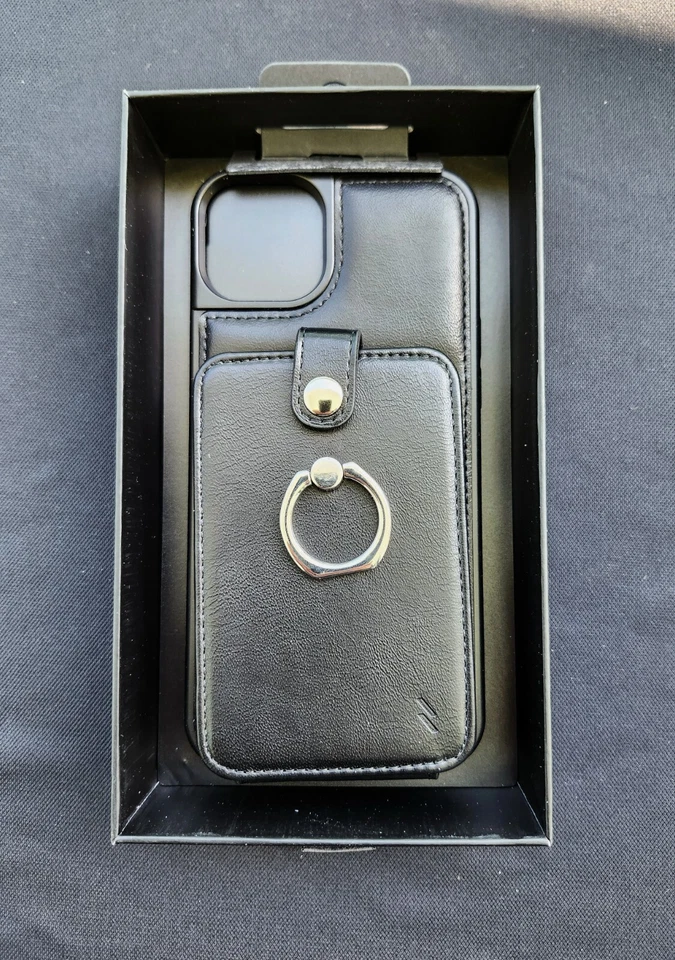 FOR APPLE IPHONE 15 ZIZO LEATHER WALLET CASE/$29.75 FREE TEMPERED GLASS - Image 2 of 4