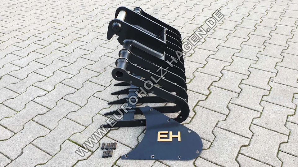 EH Harke Sieblöffel passend Lehnhoff MS01 800 mm Wurzelrechen Bagger bis 1,5 t - Bild 4 von 4
