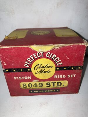 Perfect Circle Piston Ring Set Custom Made Vintage NOS 8049 STD Ford 39-42
