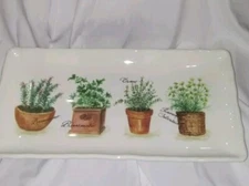 EFFETTI Tray / Made In Italy / 16.5 In Long X 8.5 In Wide. Perfect Condition.