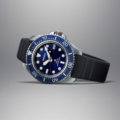 SEIKO PROSPEX SBDJ055 Sapphire Crystal Solar Watch Diver Scuba