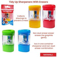 Maped Connect DUO 2 Hole Sharpener / Eraser Combo, Assorted