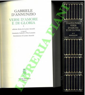 D'ANNUNZIO Gabriele - Verse der Liebe und des Ruhmes. Direktausgabe von Luciano A