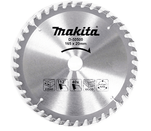 Makita D-50500 6-1/2" Circular Saw Blade Wood for DSS611Z,BSS611Z - Picture 3 of 3