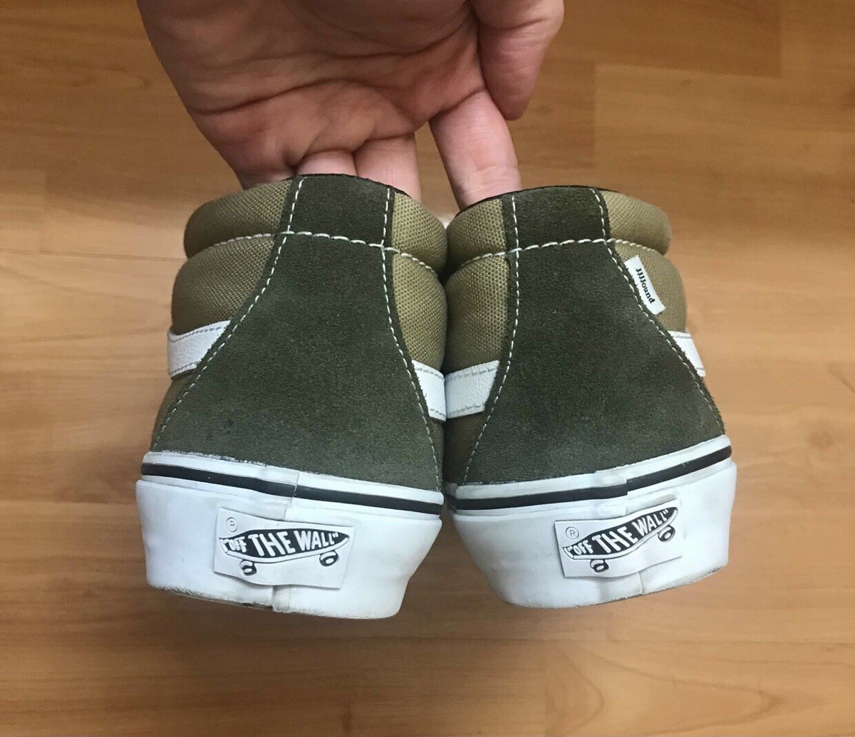 Size 8 - VANS Sk8-Mid Vault LX x JJJJound Green 2021 | eBay