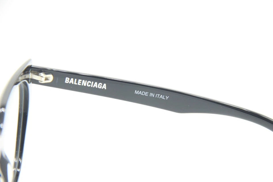 NUEVO MARCO DE GAFAS BALENCIAGA BB 0218O 001 NEGRO AUTÉNTICO 53-17 Foto 4 de 4