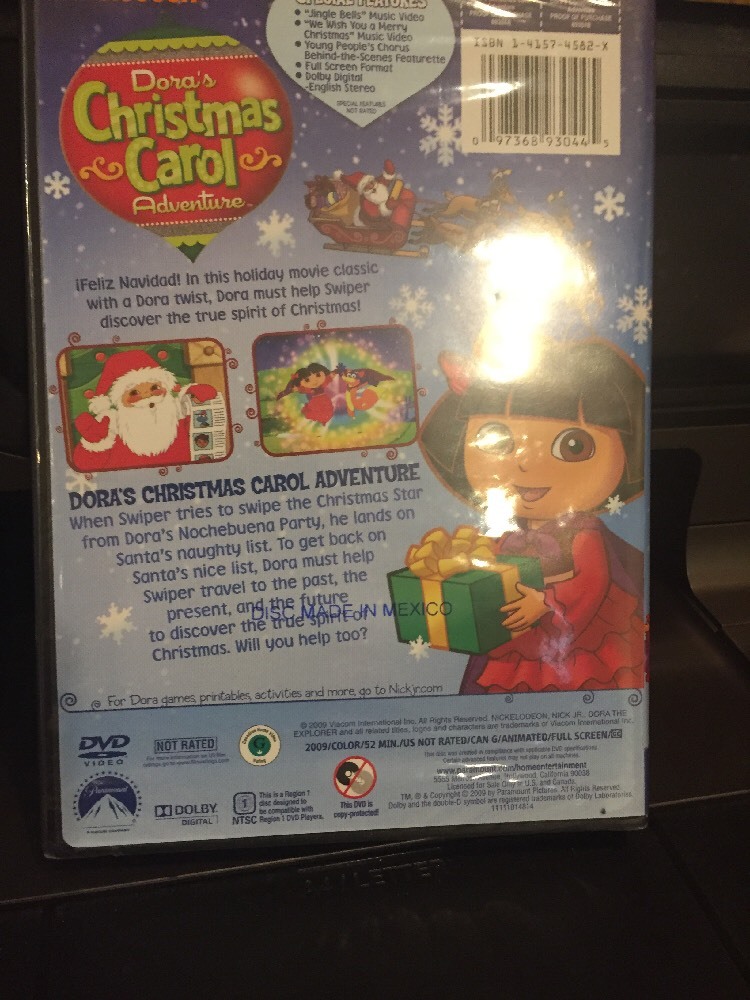 Dora the Explorer: Dora's Christmas Carol Adventure (DVD, 2009)Mfg