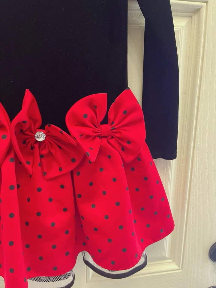 VESTIDO DE FIESTA FORMAL BONNIE JEAN NIÑA TALLA 6 Foto 3 de 4