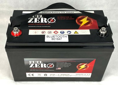 Built-in BMS 12V 7.5Ah Lithium LiFePO4 Deep Cycle Rechargeable Battery 2500-8500 Life Cycles /& 10-Year Lifetime