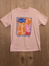 ripple junction peppa pig shirt womens size XL crew neck short sleeve peach