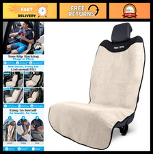 Waterproof Car Seat Cover Protector for Cars, SUV, Trucks - Sand Color