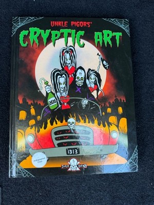 Unkle Pigors Cryptic Art Eric Pigors 2008 1st Ed Signed HC Baby Tattoo