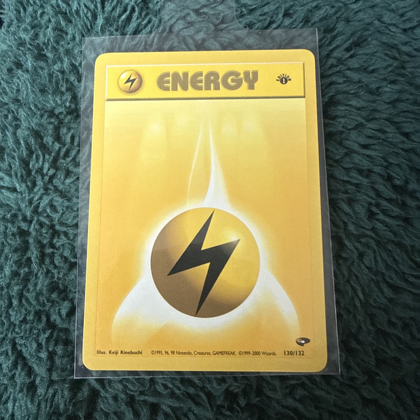 1st Edition Lightning Energy 130/132 - Gym Challenge - Near Mint