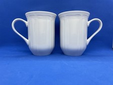Mikasa Ultima+ Antique White Mugs, HK400, Set of 2