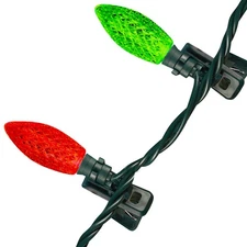 Noma Quick Clip C9 LED Christmas String Lights, 66.8', 100 Multicolor LEDs(Used)