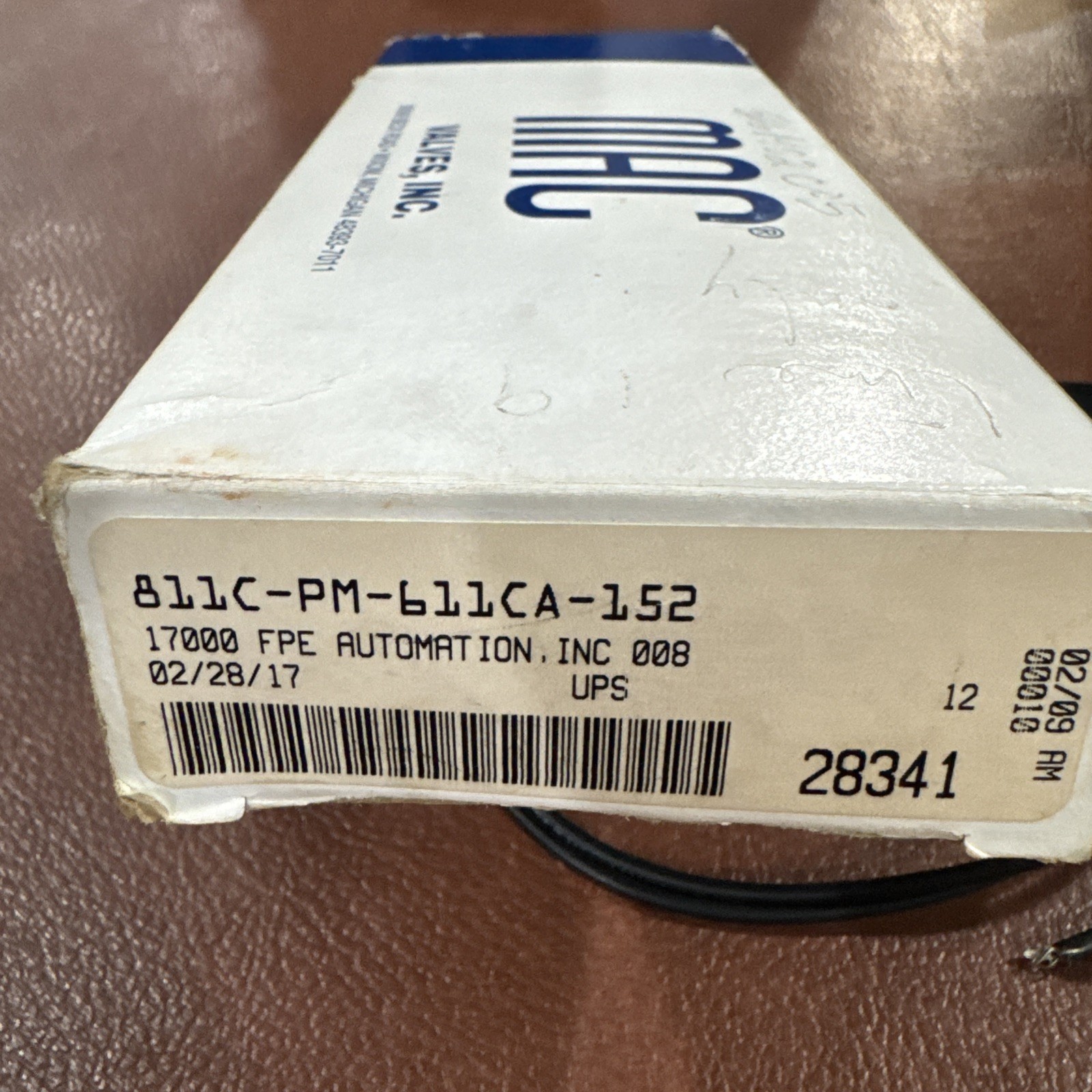 Mac Valve 811C-PM-611CA-152 Solenoid Valve Pneumatic