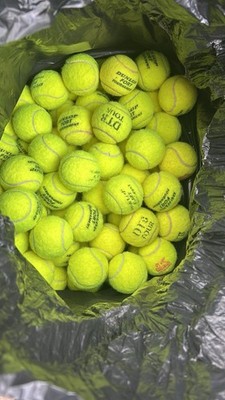 100 Stück bespielte Tennisbälle