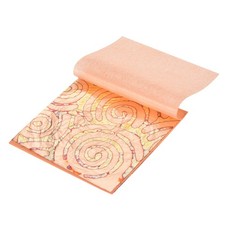 25 Pcs Gold Leaf Sheet with Pattern 5.5"x5.5" for Craft,Copper Spiral Cloud