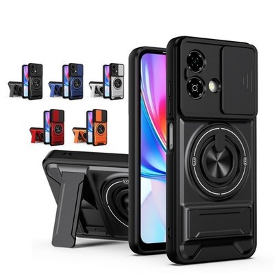 Slide Camera Protection Armor Back Stand Case For ZTE Blade A35E / nubia NEO 3 2