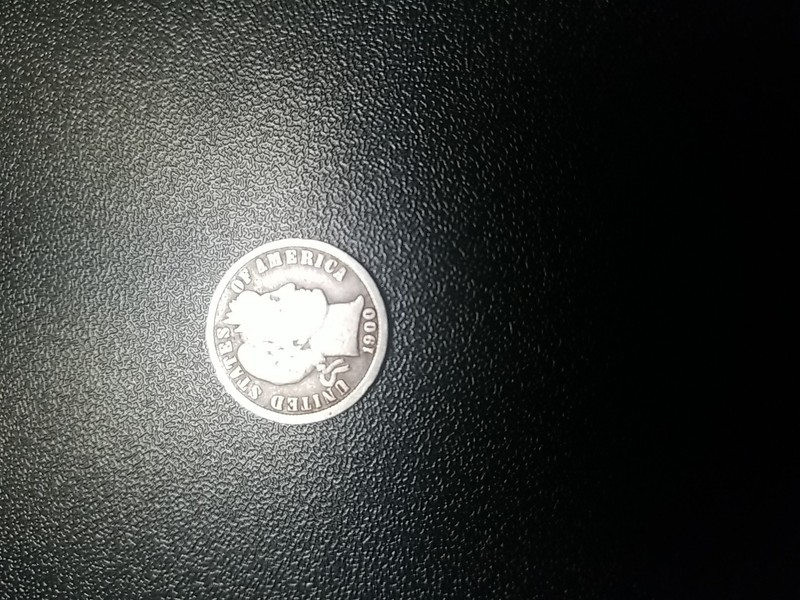 1900 Barber Dime No Mint