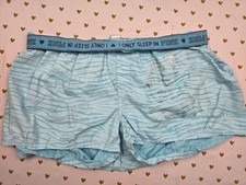 Victorias Secret PINK VINTAGE Diaper Butt Boyfriend ZEBRA Shorts Boxers Pajama L