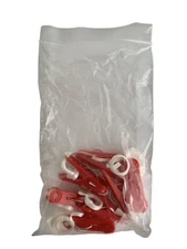 Clip-N-Weight Red Plastic Balloon Weights Holder - Total of 7