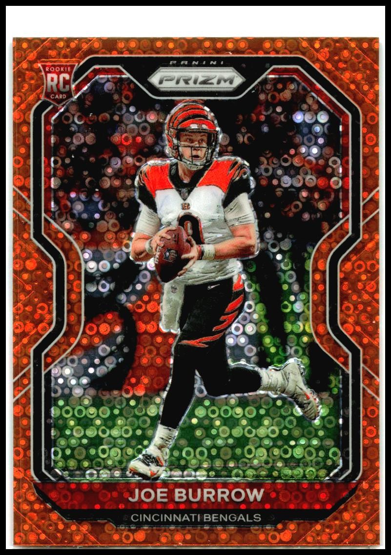 2020 Panini Prizm Prizm Disco #307 Joe Burrow Rookie Cincinnati Bengals
